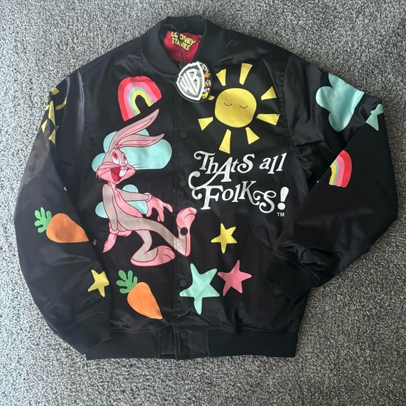 Looney Tunes Mania Other - Looney Tunes Freeze Max Satin Bomber Jacket